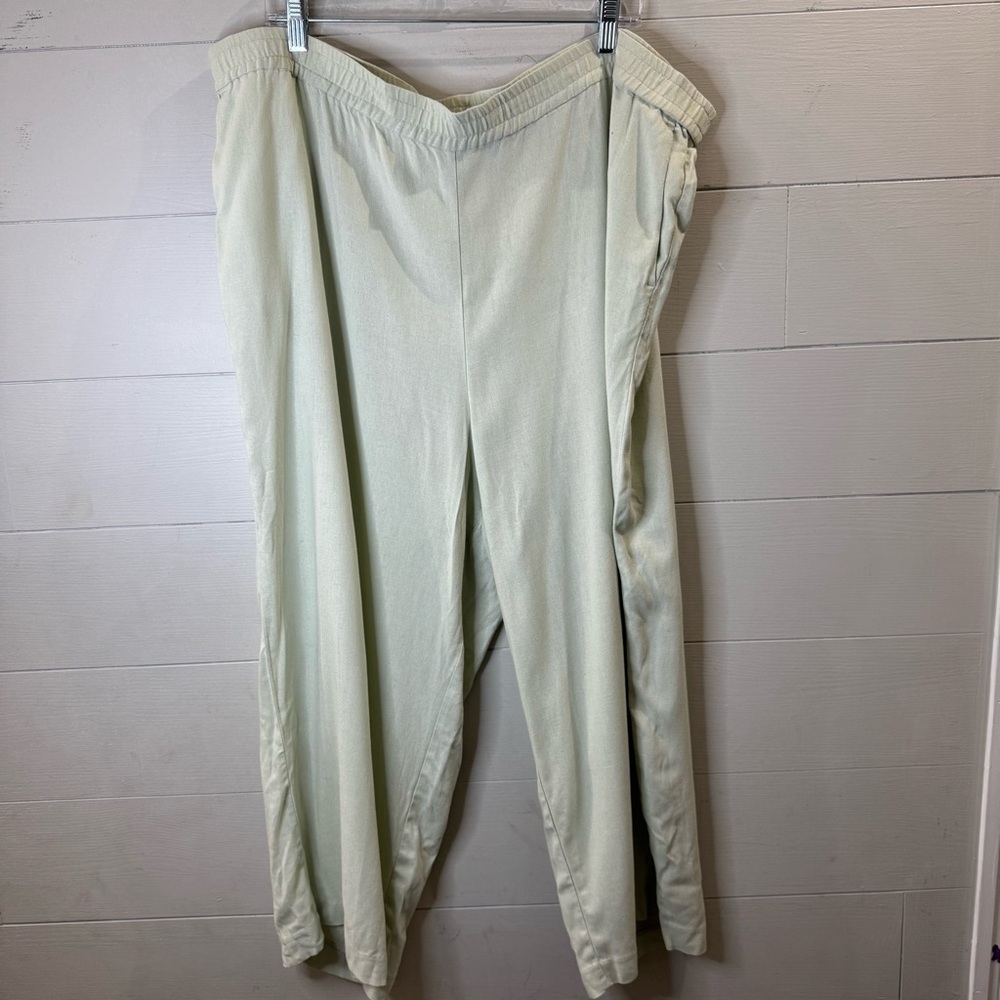 Eloquii | Women's NWOT Easy Wide Leg Linen Pant Size 18